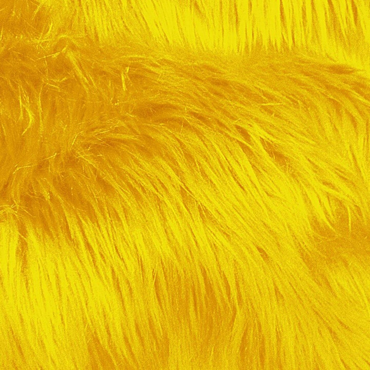 1 Yard Shaggy Faux Fur Fabric – 100% Polyester, 60" Wide Long Pile Plush Fur