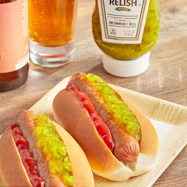 Heinz Sweet Relish Squeeze Bottle 12.7 oz. - 12/Case