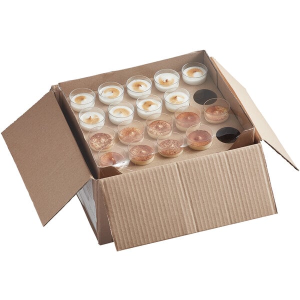 White Toque Mini 4-Flavor Assorted Dessert Cups 1.08 oz. - 36/Case