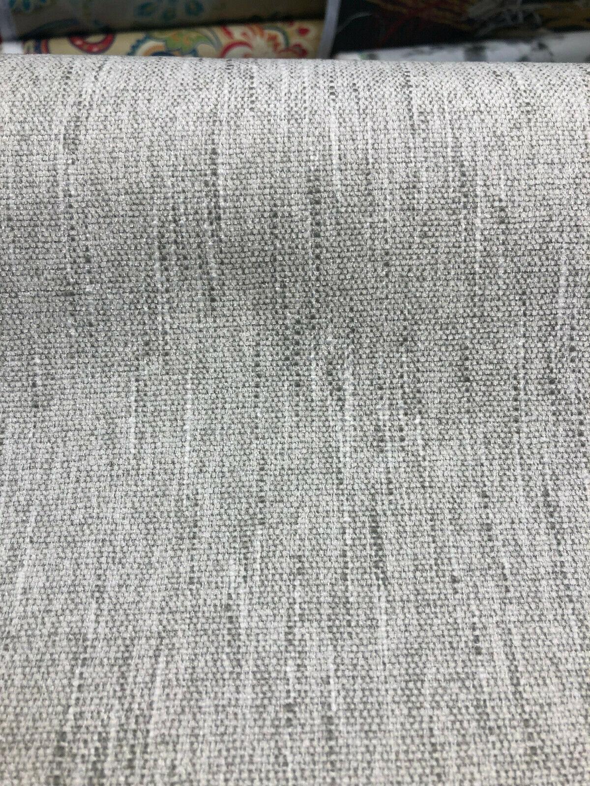 Avenger Pumice White Gray Tweed Soft Chenille Upholstery Fabric - Pumice White/Gray Tweed, 54" Width (1 Yard)