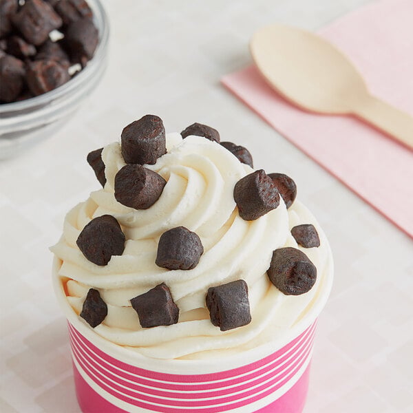 Double Chocolate Chip Cookie Dough Ice Cream Topping and Inclusion 10 lb.