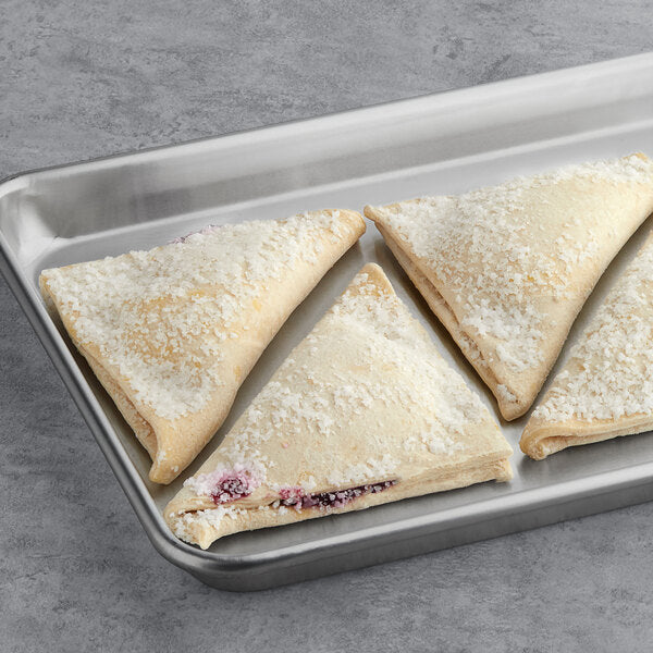 Orange Bakery Ready-to-Bake Sugared Blueberry Turnover 3.7 oz. - 60/Case
