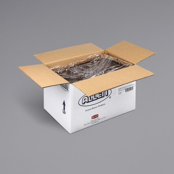 Rich's Un-Iced Chocolate Layer Cake 1/2 Sheet 57.85 oz. - 5/Case