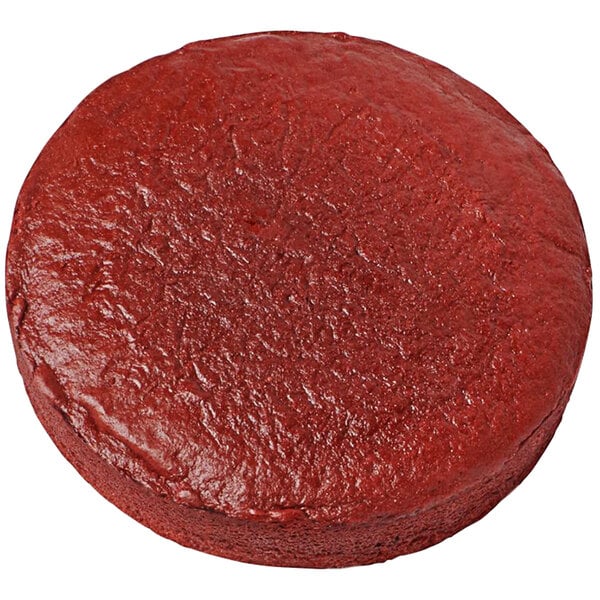 Rich's Allen Un-Iced Round Red Velvet Layer Cake 12.42 oz. - 24/Case