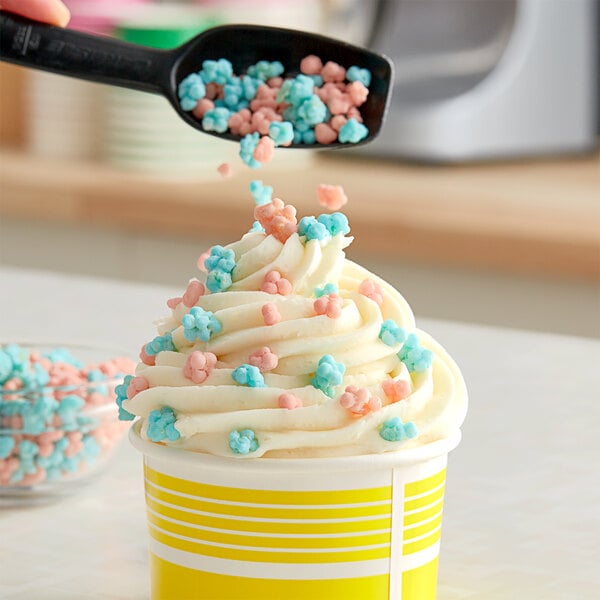 Fizzy Pink and Blue Cotton Candy Cluster Ice Cream Topping and Inclusion 10 lb.