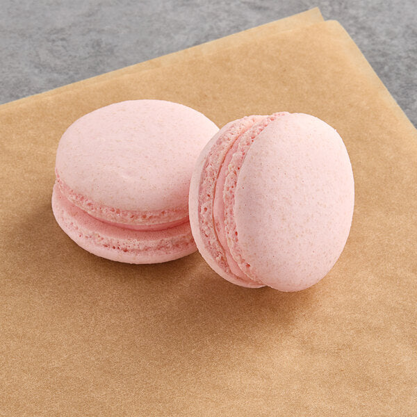 Macaron Centrale Vegan Rosewater Raspberry Macaron - 24/Pack