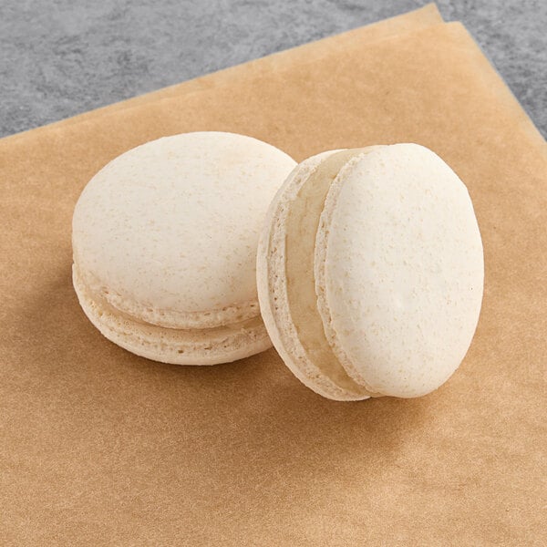 Macaron Centrale Vegan Vanilla Sea Salt Macaron - 48/Case