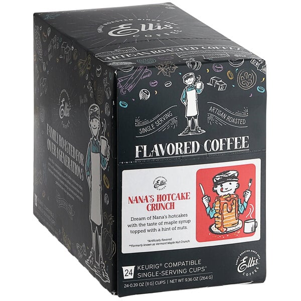 Ellis Mezzaroma Nana's Hotcake Crunch Coffee Single Serve Cups - 24/Box