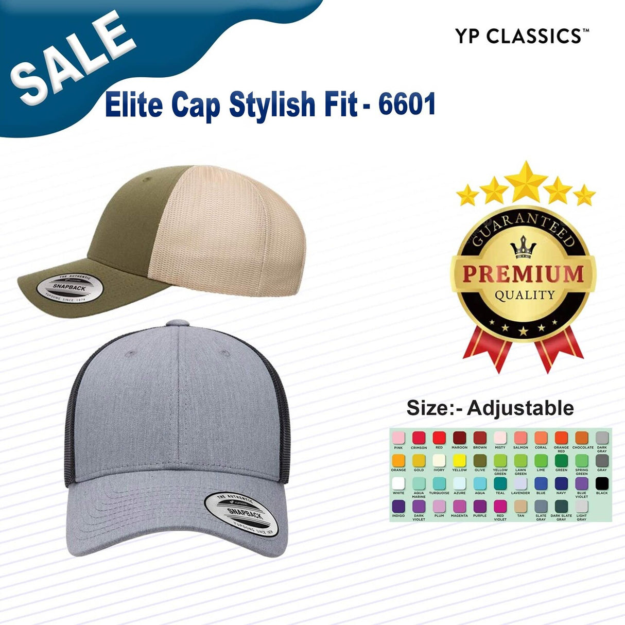 YP Classics® Elite Cap Stylish Fit