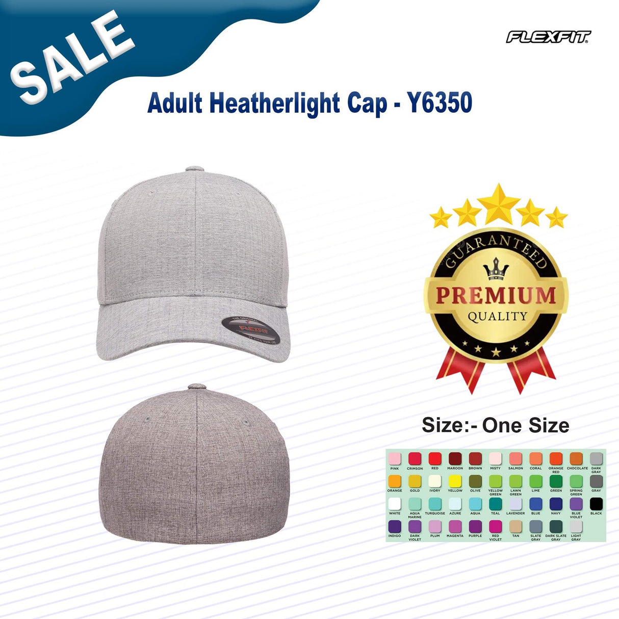 Flexfit® Adult Heatherlight Cap