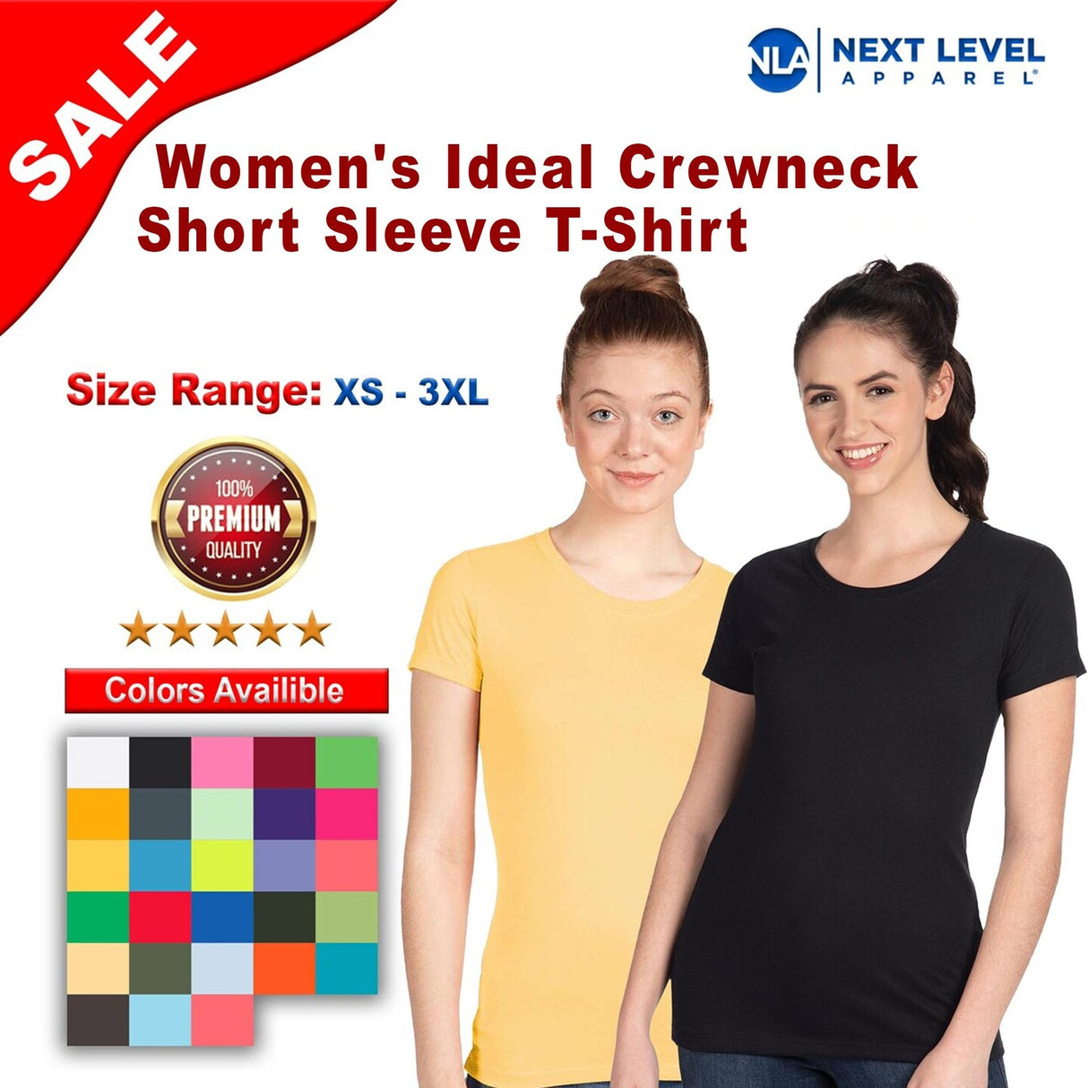 Next Level® Women's Ideal Crewneck Short Sleeve T-Shirt