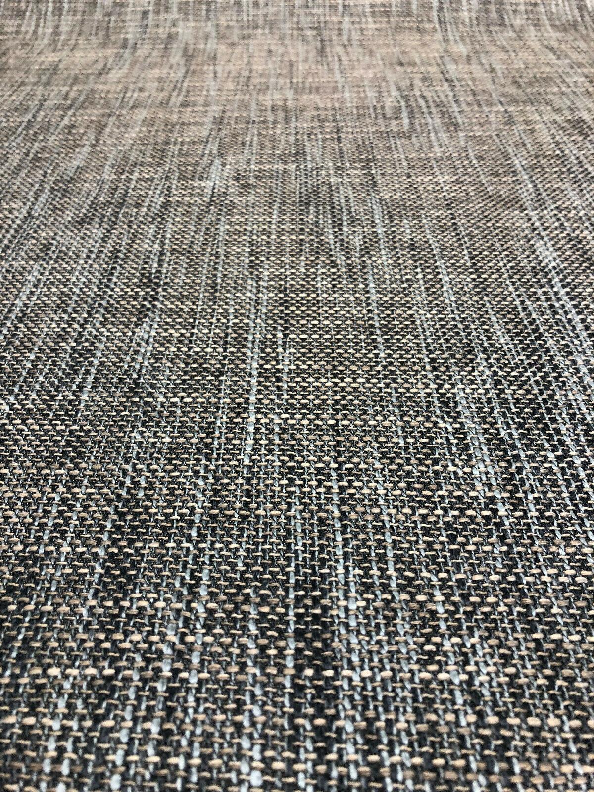 Fabricut Ilion Graphite Tweed Acrylic Polyester Latex Upholstery Fabric - Graphite Tweed, Black Grey, 54" Width (1 Yard)