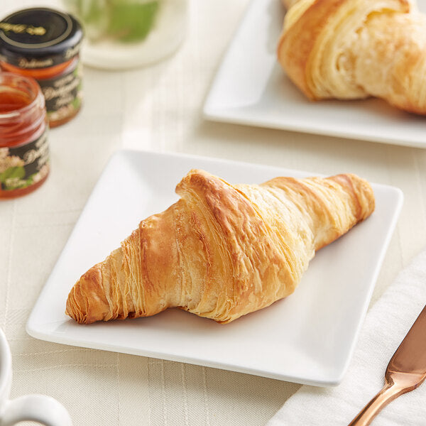 Bridor Raw Straight Butter Croissant 2.75 oz. - 160/Case