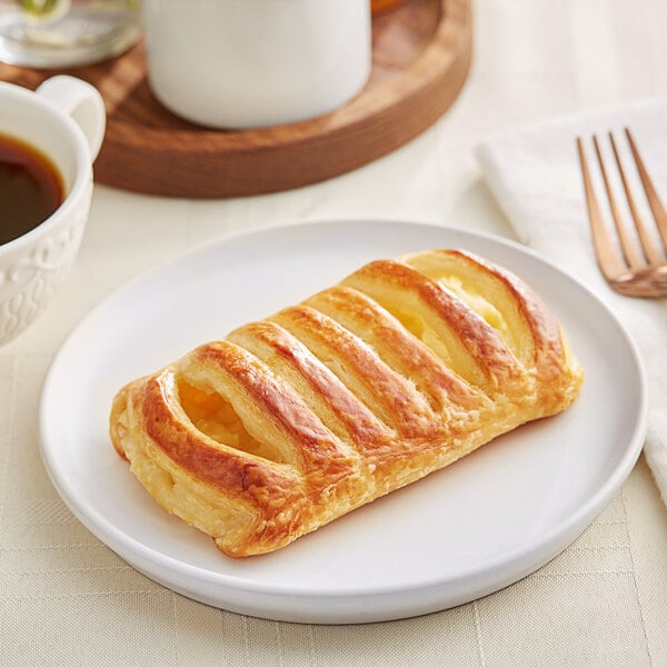 Bridor Ready-to-Bake Apple Butter Danish 3.99 oz. - 60/Case