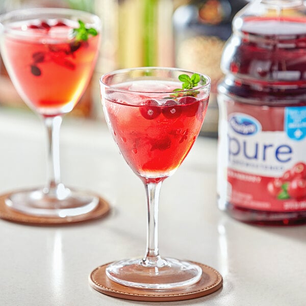 Ocean Spray Pure 100% Cranberry Juice 32 fl. oz. - 8/Case
