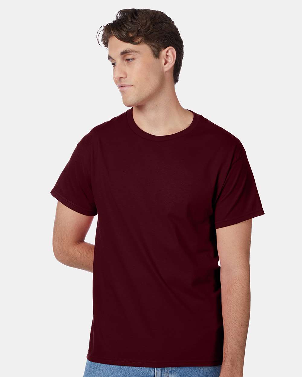 12 Pack Men's Authentic 100% Cotton Crew Neck T-Shirt