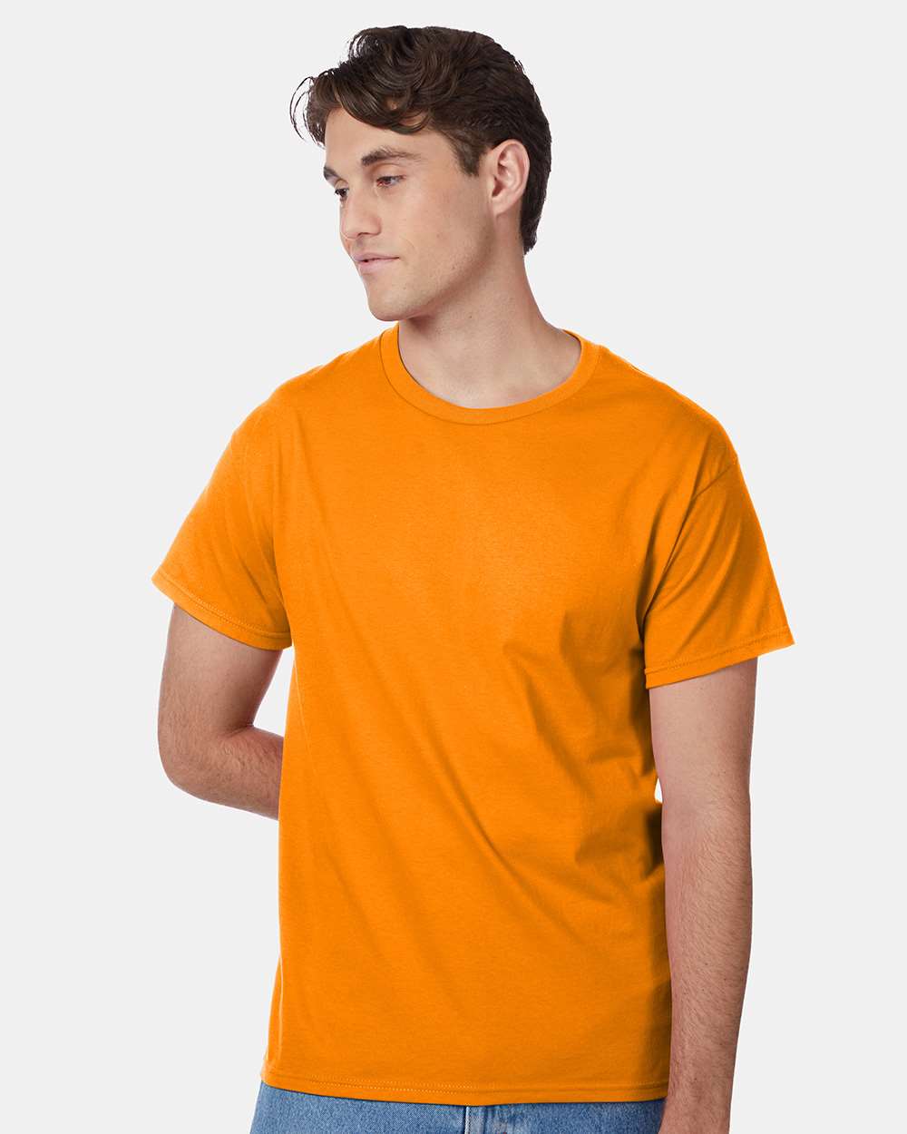 12 Pack Men's Authentic 100% Cotton Crew Neck T-Shirt