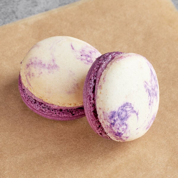 Macaron Centrale Ube White Chocolate Macaron - 100/Case