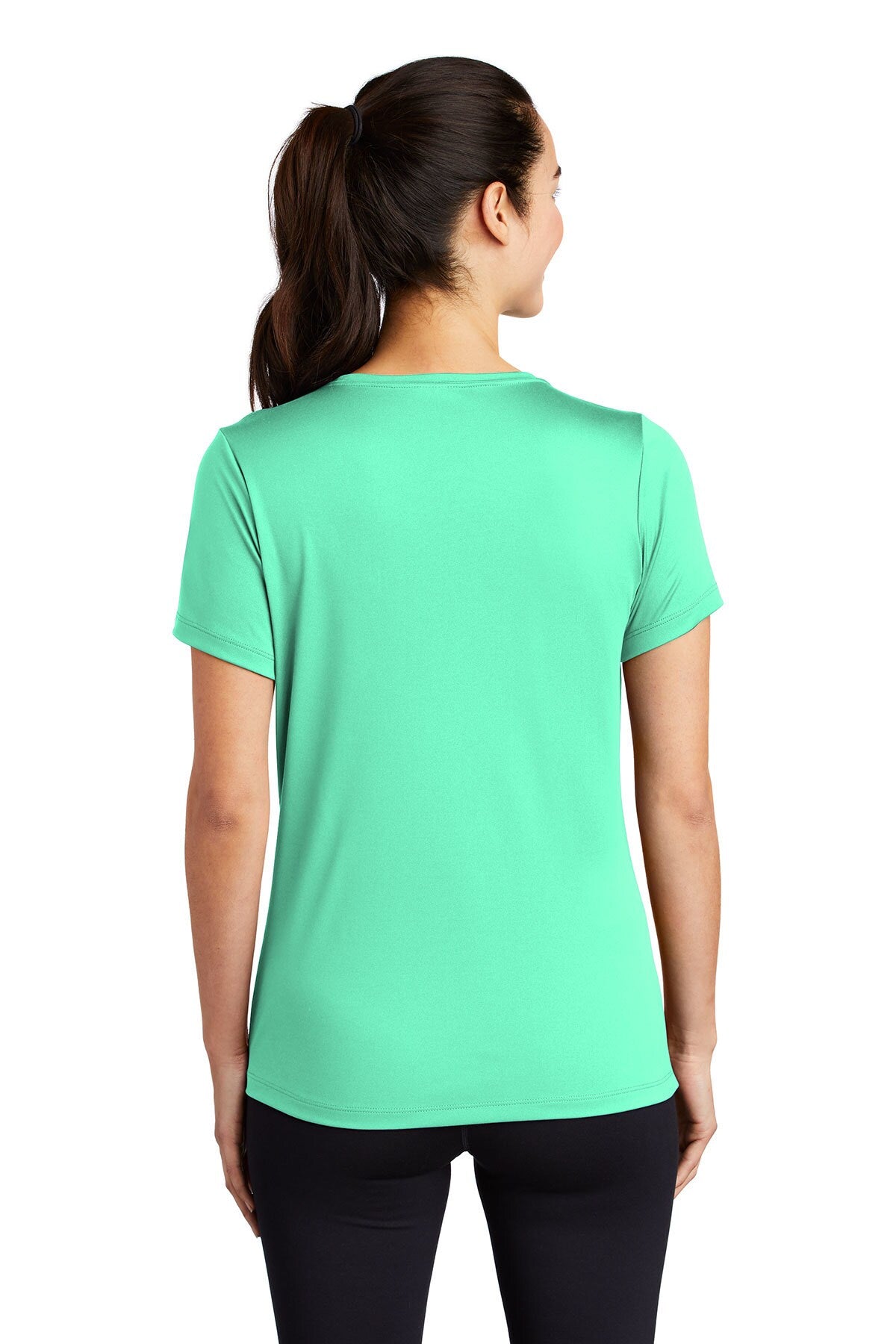 Sport-Tek®- Ladies Scoop Neck Short Sleeve Tee