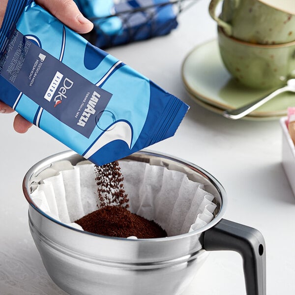 Lavazza Dek Filtro Decaf Coffee Packet 2.5 oz. - 18/Case