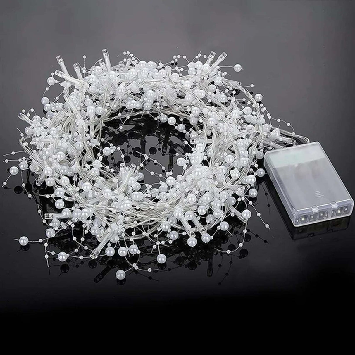 Christmas 20 LED Pearl Cluster String Lights