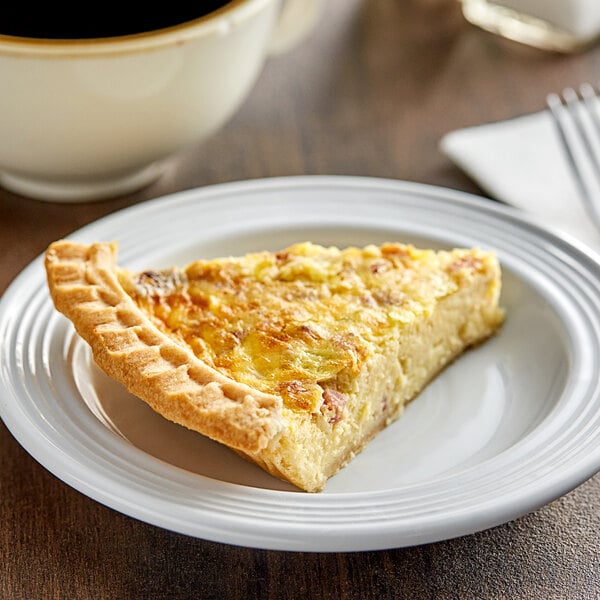 Country Chef 9" 24 oz. Baked Lorraine Quiche - 8/Case