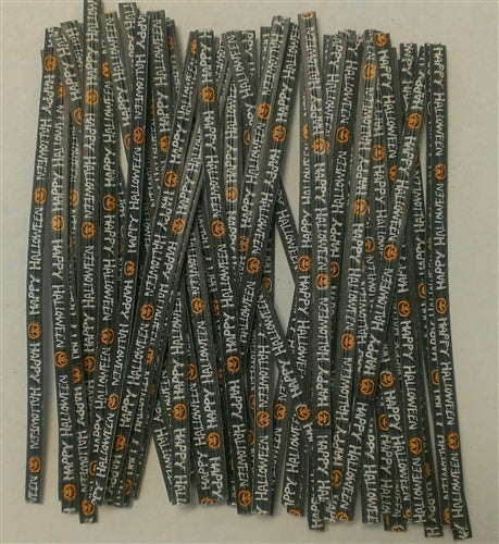 Halloween Paper Twist Ties - 100 Pack