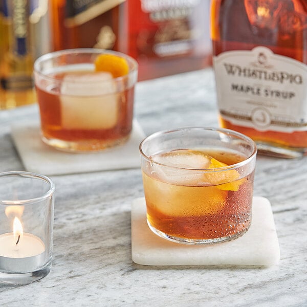 Runamok WhistlePig Grade A Amber Rye Whiskey Barrel-Aged Maple Syrup 12.7 fl. oz. (375mL) - 6/Case