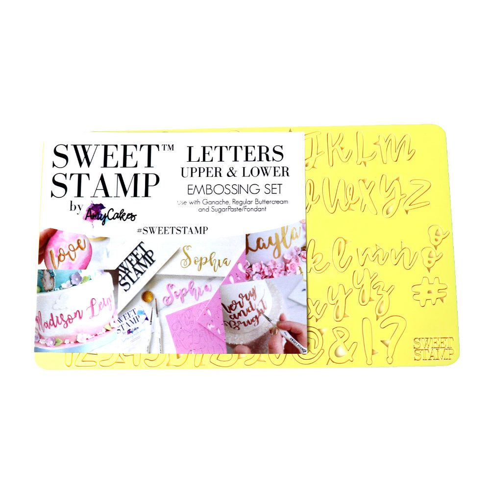 Sweet Stamp Set of Upper & Lower Case Letters, Numbers & Symbols