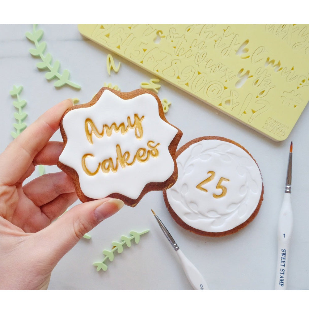 Sweet Stamp Set of Upper & Lower Case Letters, Numbers & Symbols