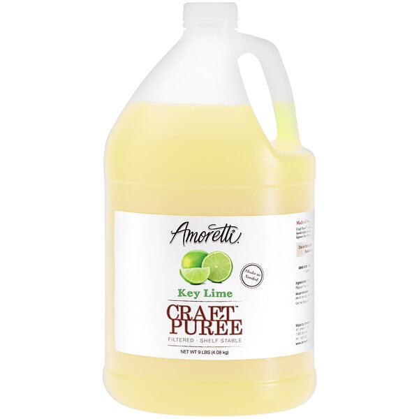 Amoretti Key Lime Craft Puree 1 Gallon