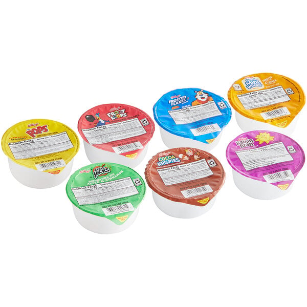 Kellogg's Favorite Cereal Bowl Pack Assortment - 96/Case