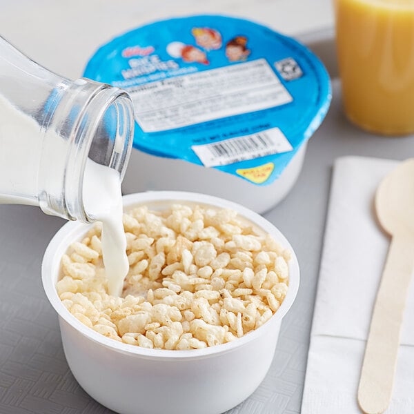 Kellogg's Rice Krispies Cereal Single-Serve Bowl Pack 0.63 oz. - 96/Case