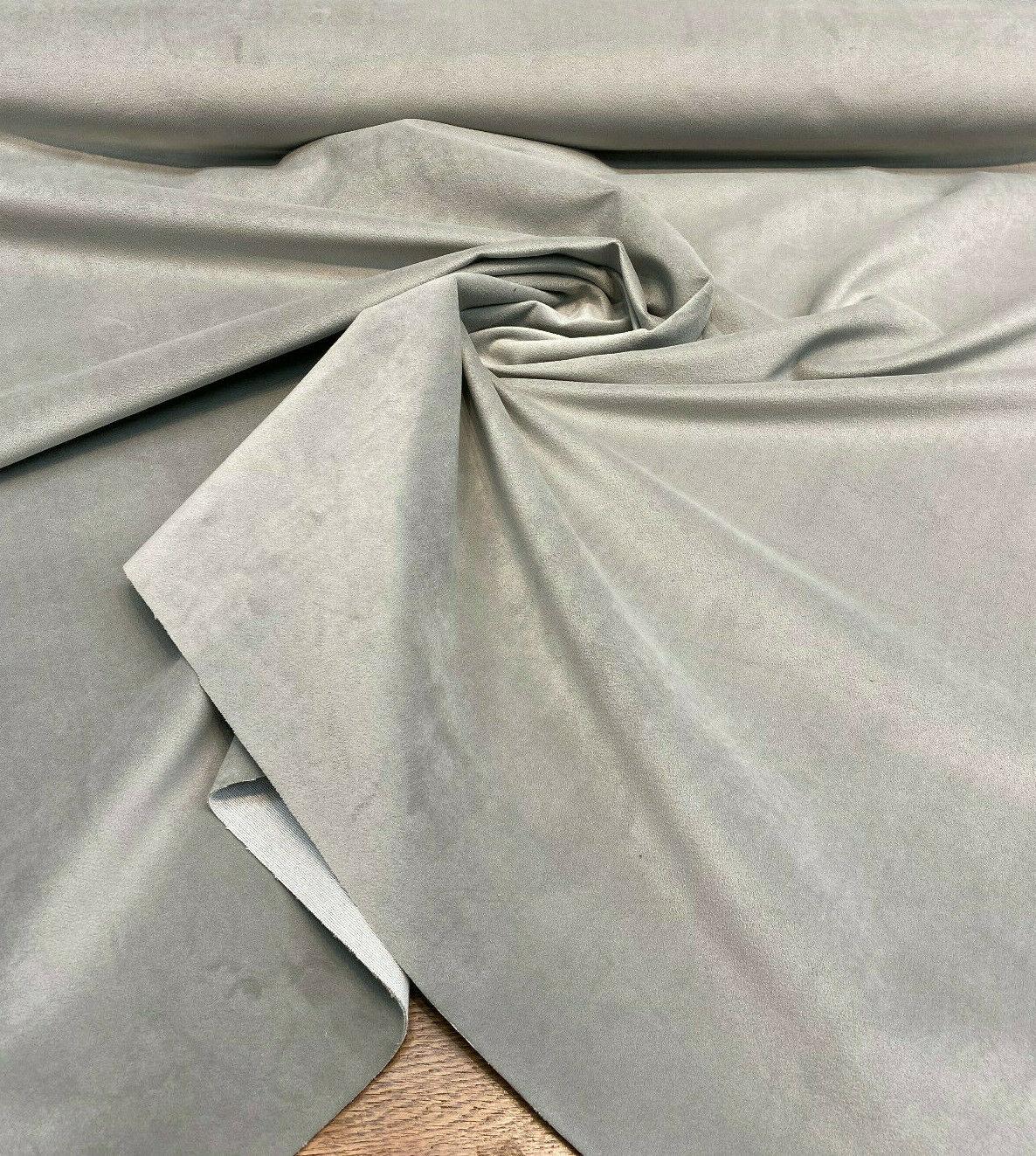 Fabricut Silver Lush Velvet Upholstery Fabric - Silver, 56" Width (1 Yard)
