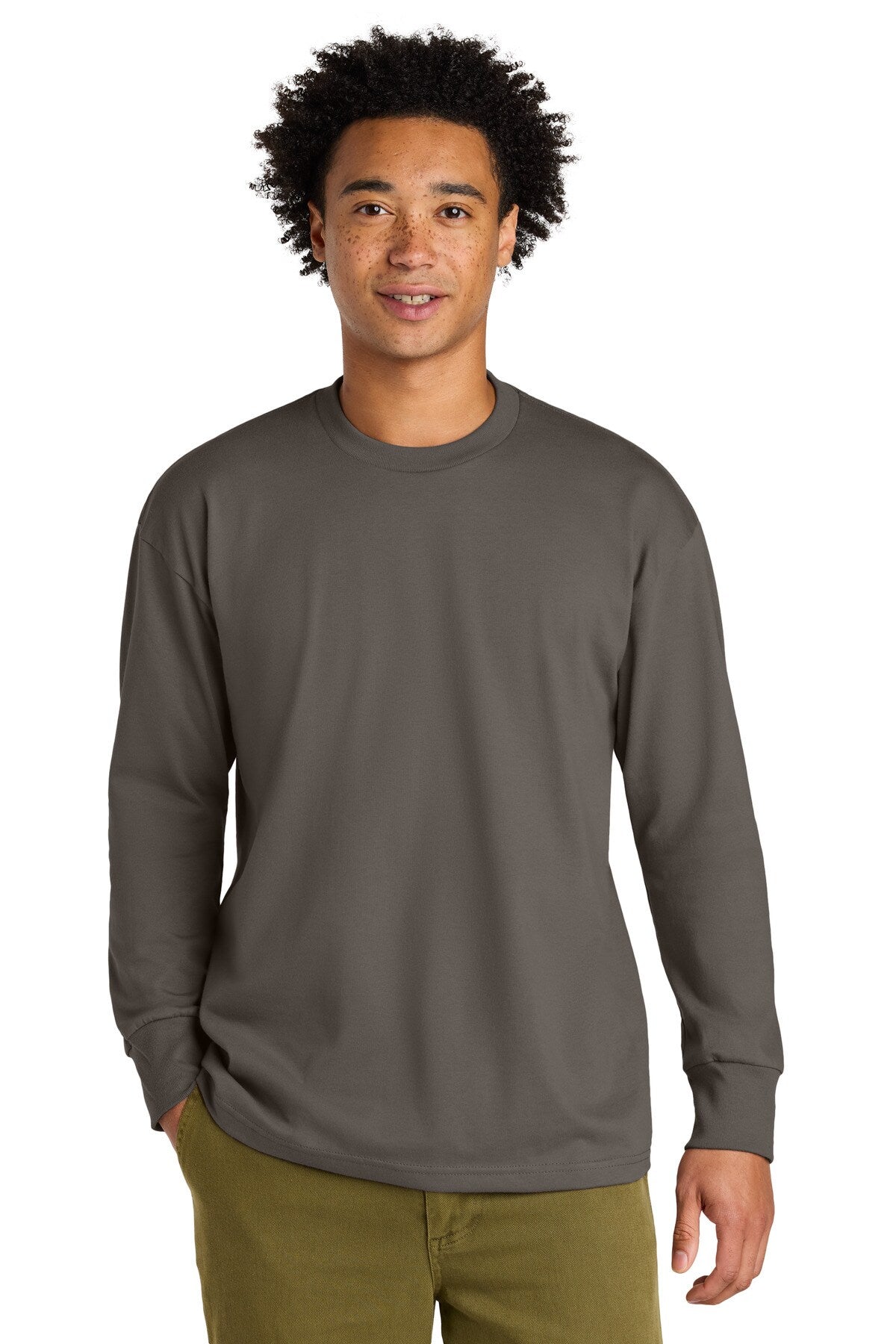 Next Level Apparel® Heavyweight Crewneck Long Sleeve Tee