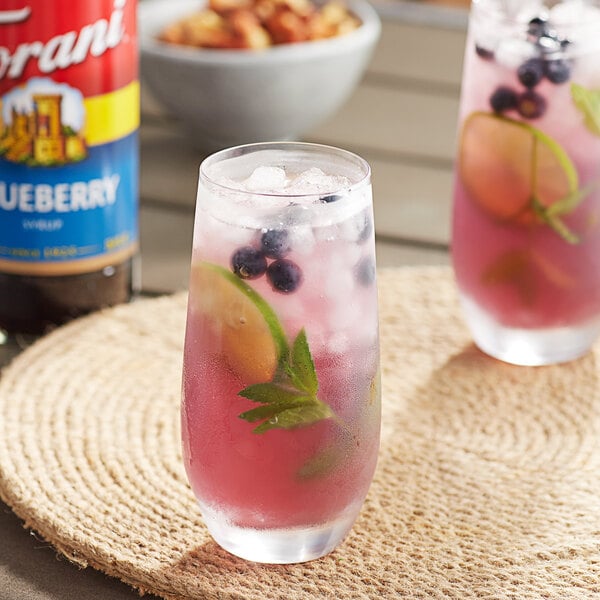 Torani Blueberry Flavoring / Fruit Syrup 750 mL Glass Bottle
