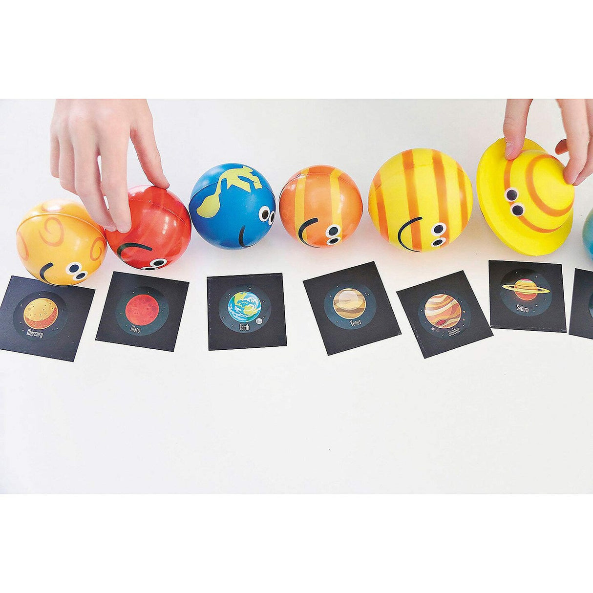 1 1/2" Planets of the Solar System Paper Sticker Roll 100 Pc