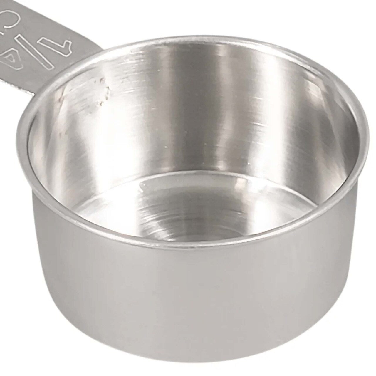 ¼ Cup Measuring Cup Stainless Steel, Graduated Interior & Exterior