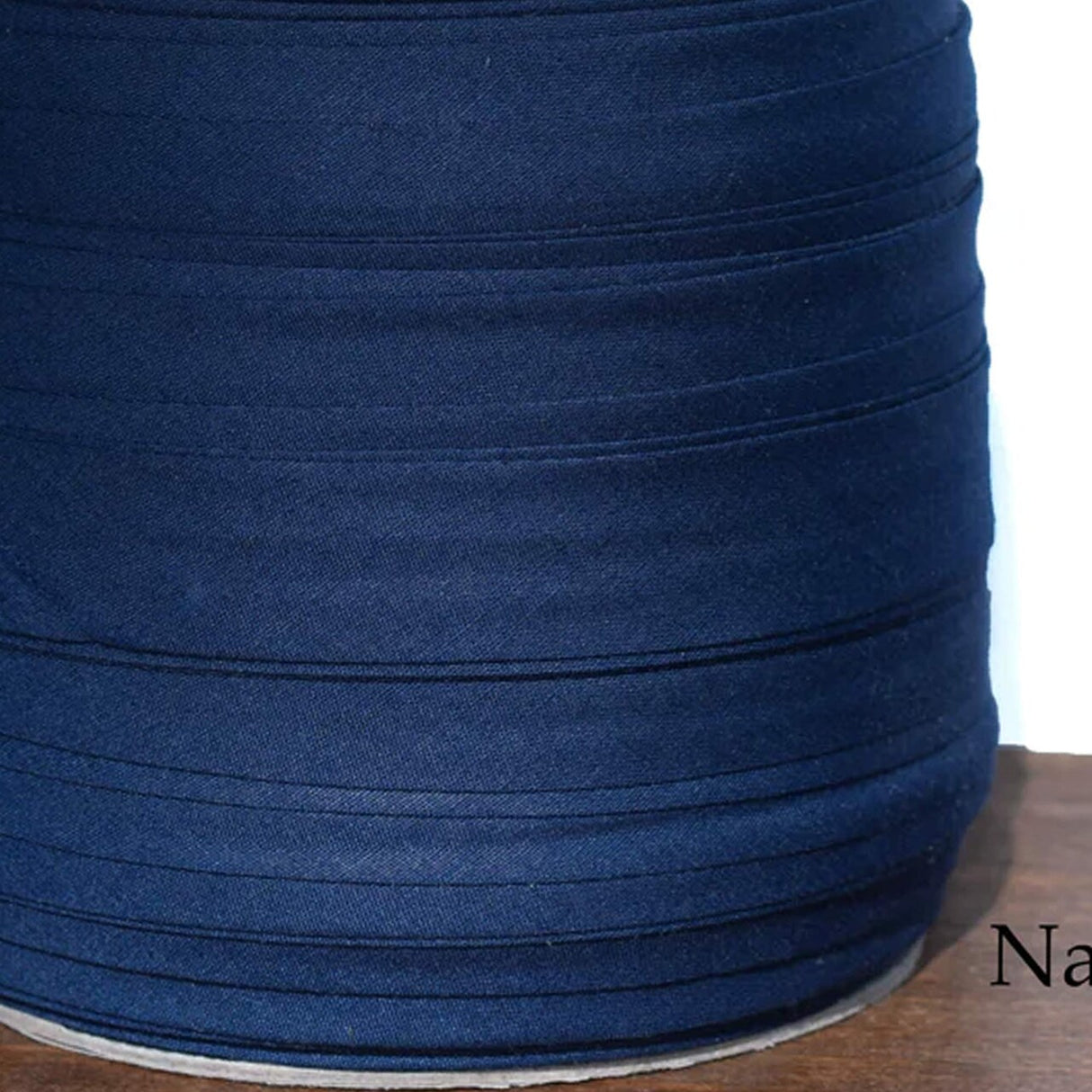 5 Yards Navy Polycotton Bias Tape 3/4" Durable Trim for Sewing, Crafts & Binding