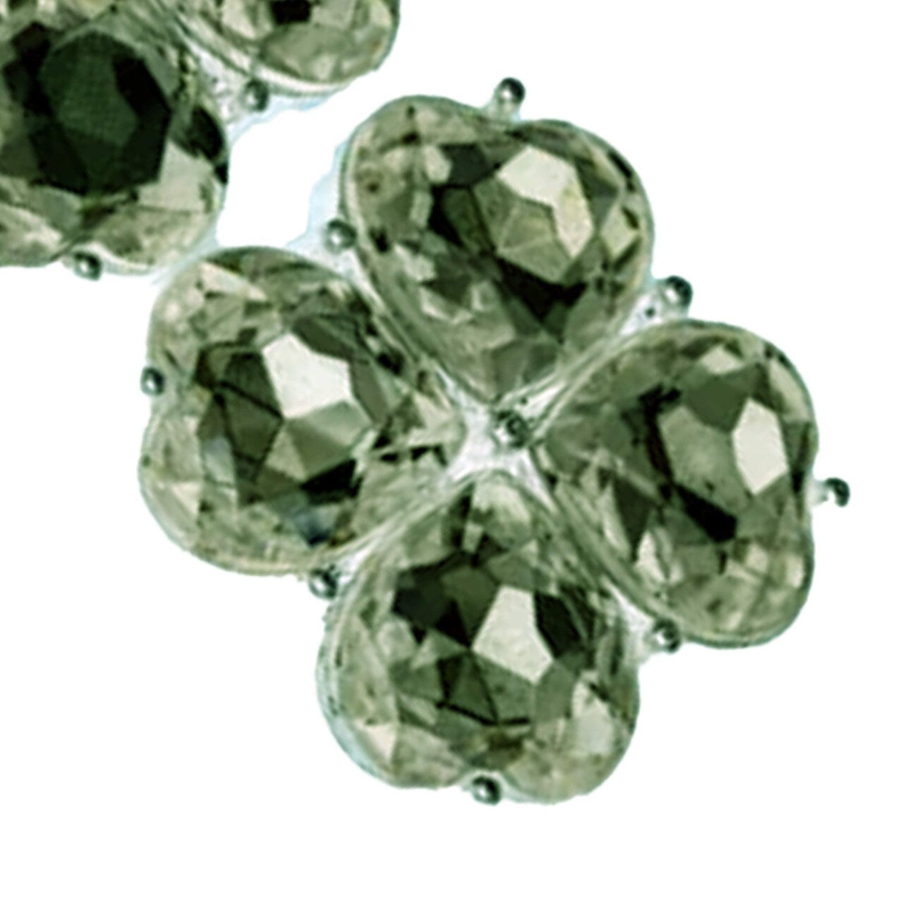 4 Pieces Brown Acrylic Flower Buttons 15/16 Inch