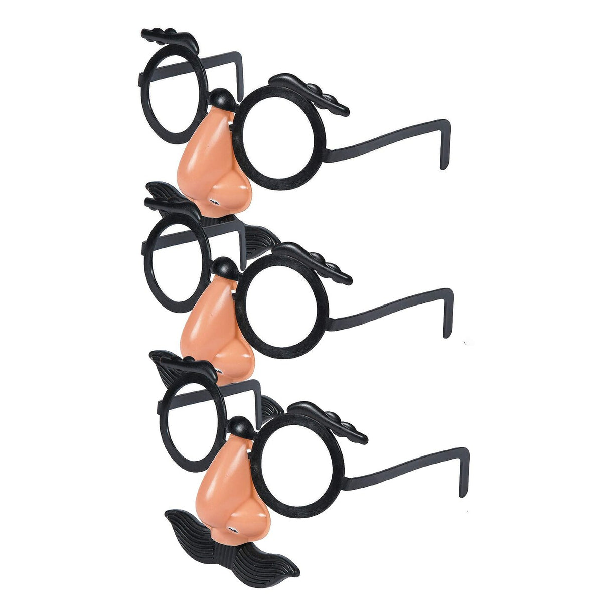 Bulk 48 Pc. Kids Nose, Eyebrows & Mustache Plastic Glasses