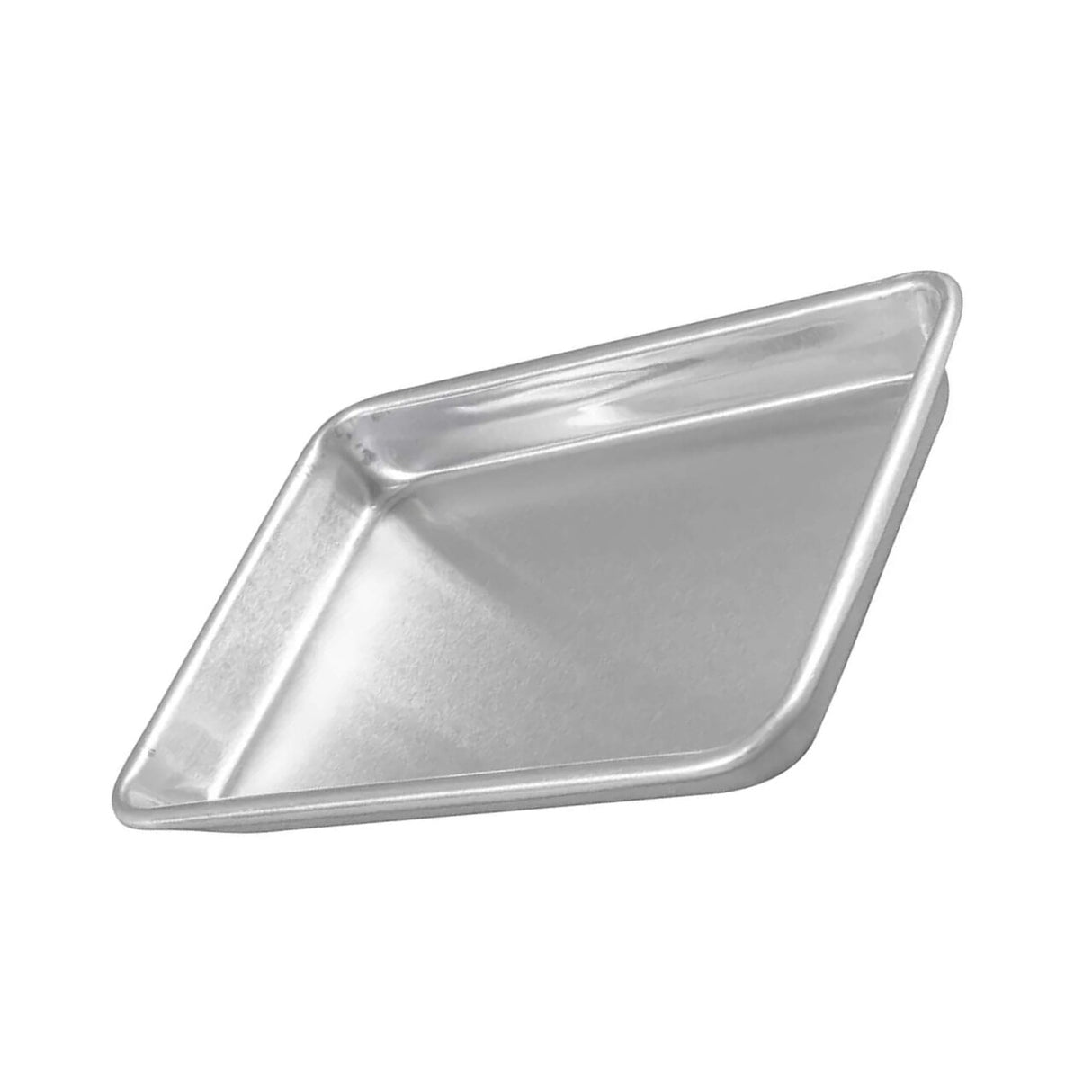 9.5" x 6.5" Eighth Size Sheet Pan 16 Gauge Aluminum Open Bead Bakeware