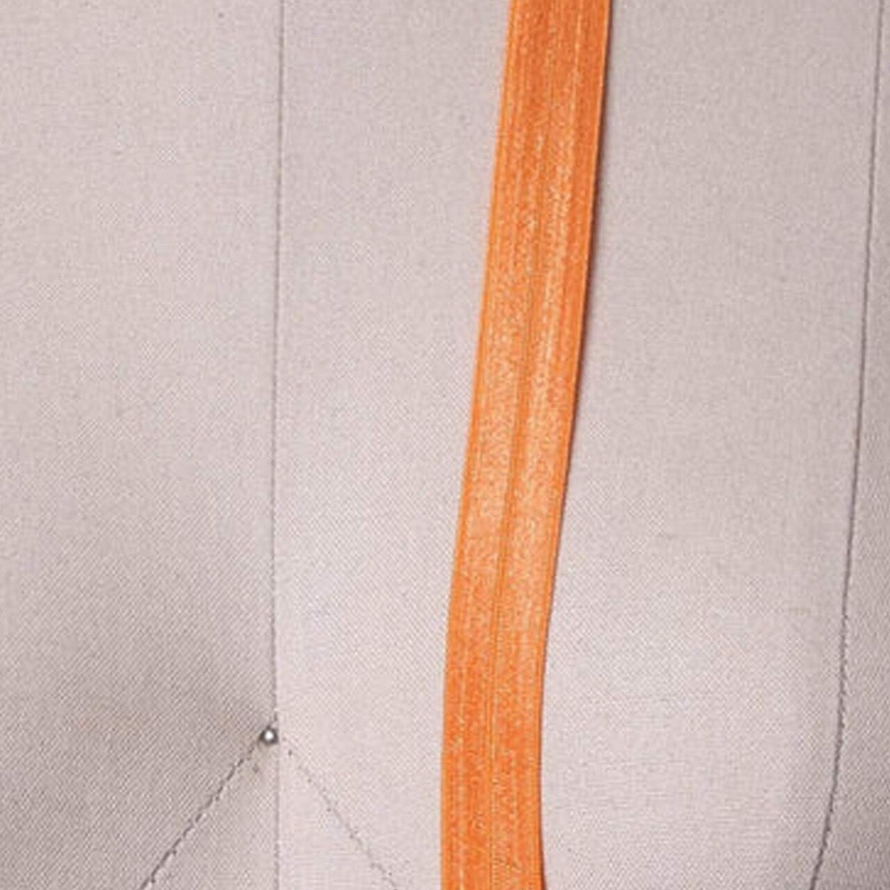 3 Yards Medium Orange Fold Over Elastic 5/8" Stretch Bias Trim for Hairbands & Masks