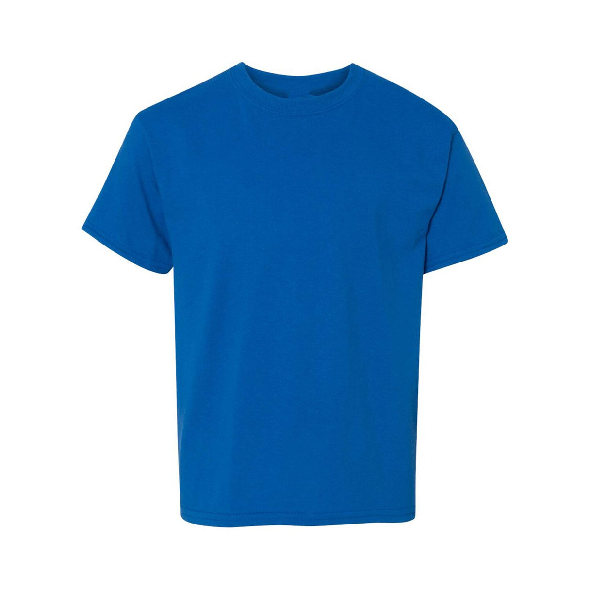 Youth Heavy Cotton Short Sleeve T Shirt | Breathable Durable Kids Cotton Tee | Classic Fit Everyday Youth Shirt