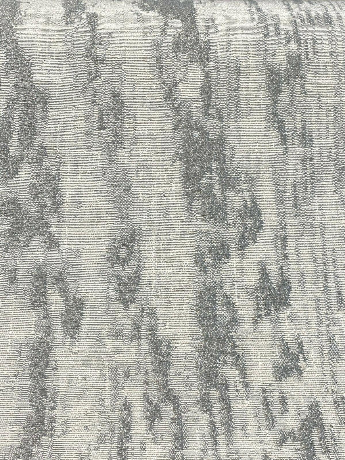 Baylis Rain Silver Jacquard Fabric - Silver Modern Woven Design, 54" Width (1 Yard)