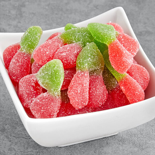 Kervan Sour Gummy Cherries 5 lb.
