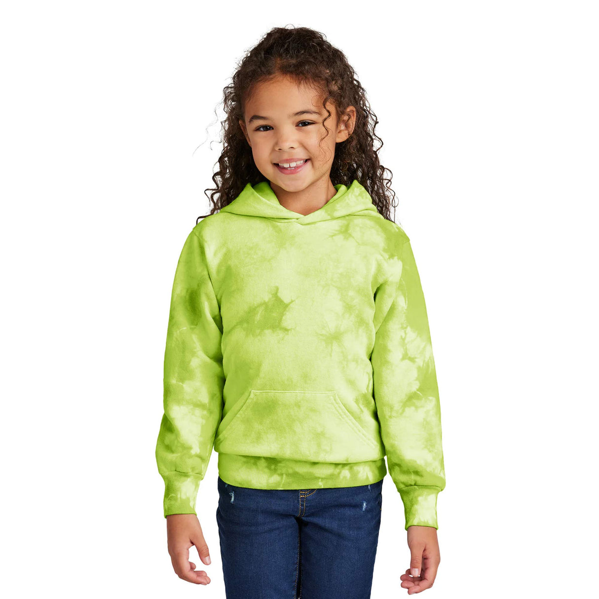 Port & Company® Youth Crystal Tie-Dye Pullover Hoodie
