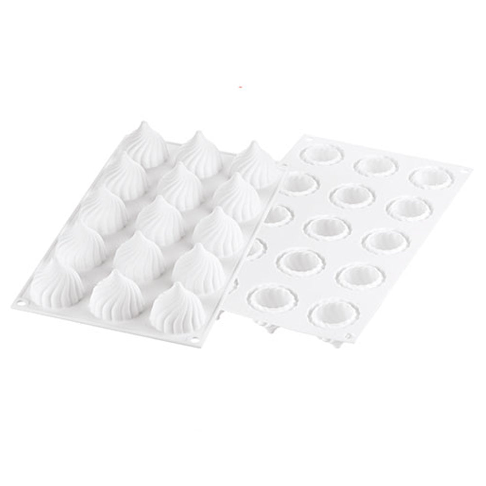 Silikomart "RUSSIAN TALE 30" Flexible Baking & Freezing Mold, 1 Oz., 15 Cavities