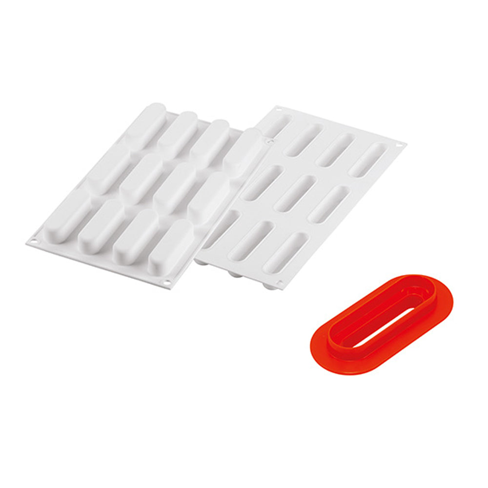 Silikomart "CAROLINE 30" Flexible Baking & Freezing Mold, 1 Oz., 12 Cavities
