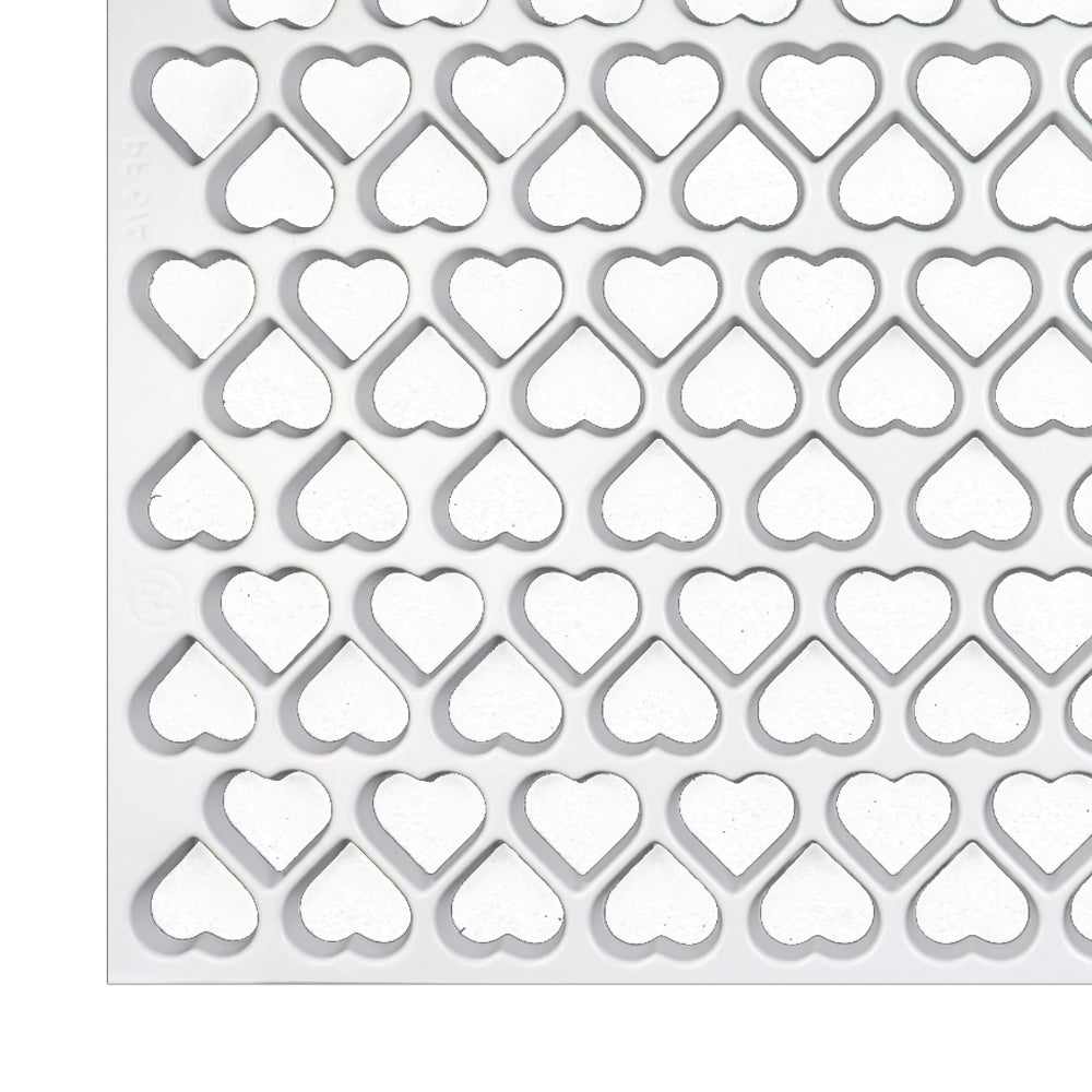 Production Cookie Cutting Sheet, Heart 1-3/8"